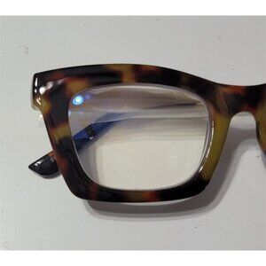 EyeKepper Sheer Tortoise Nerd 1.5 Cat Eye Thick Reading Nerd Glasses 113233